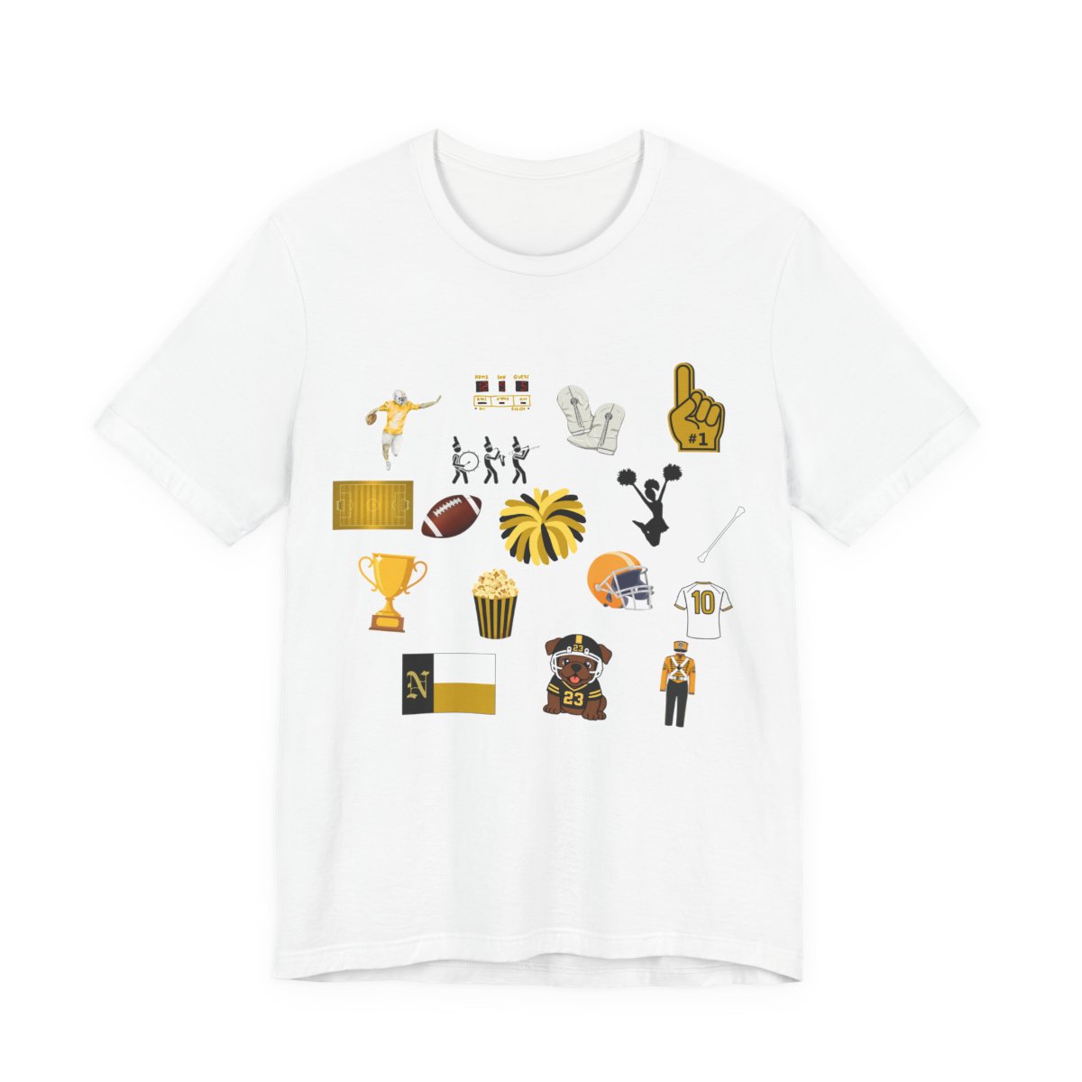 Jumble Adult Bella Canvas T-Shirt mockup