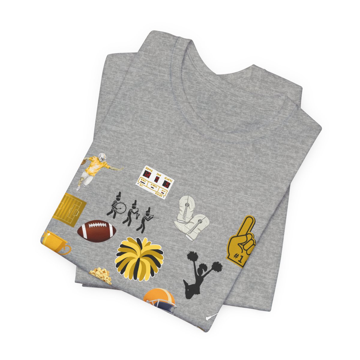 Jumble Adult Bella Canvas T-Shirt mockup