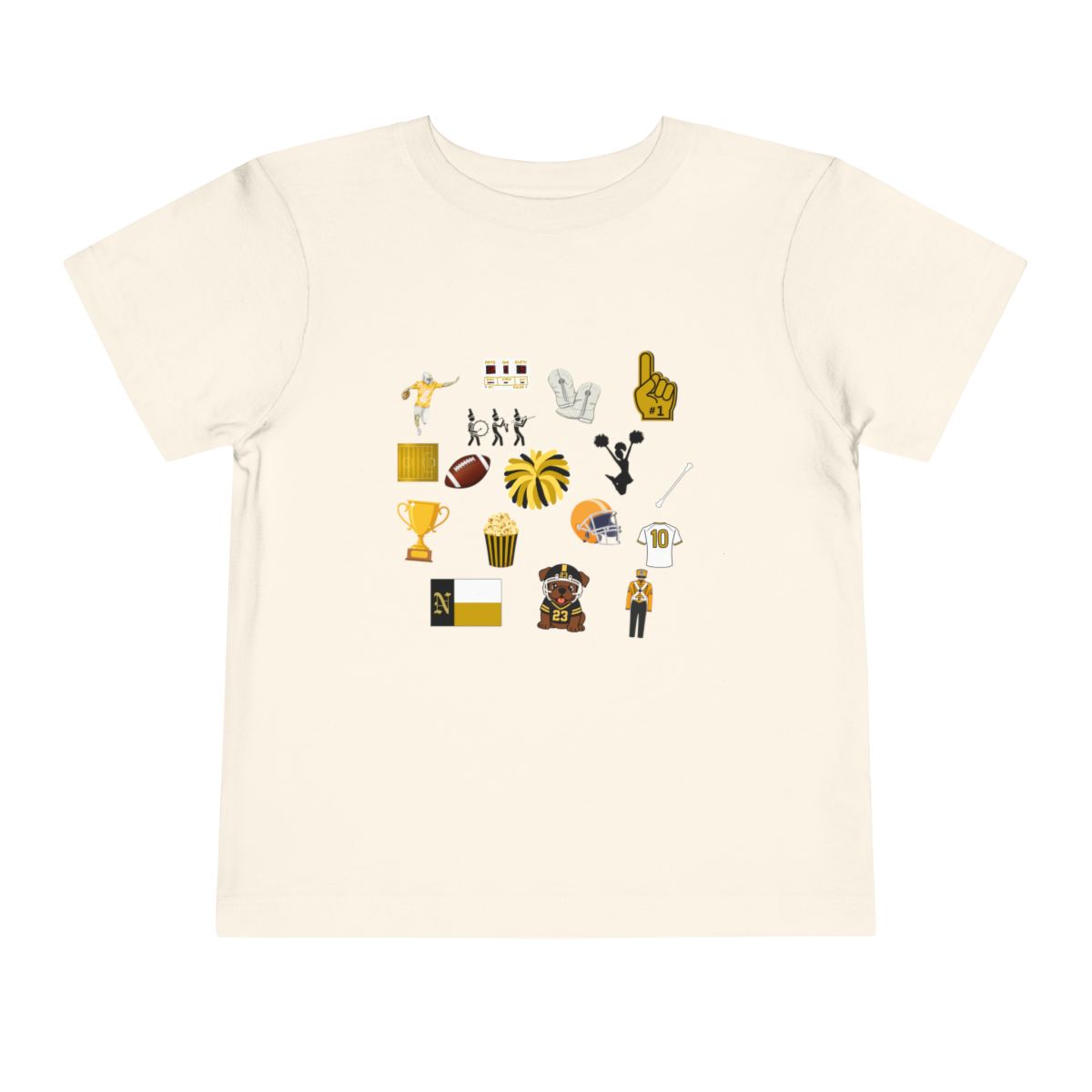 Jumble Toddler Bella Canvas T-Shirt mockup
