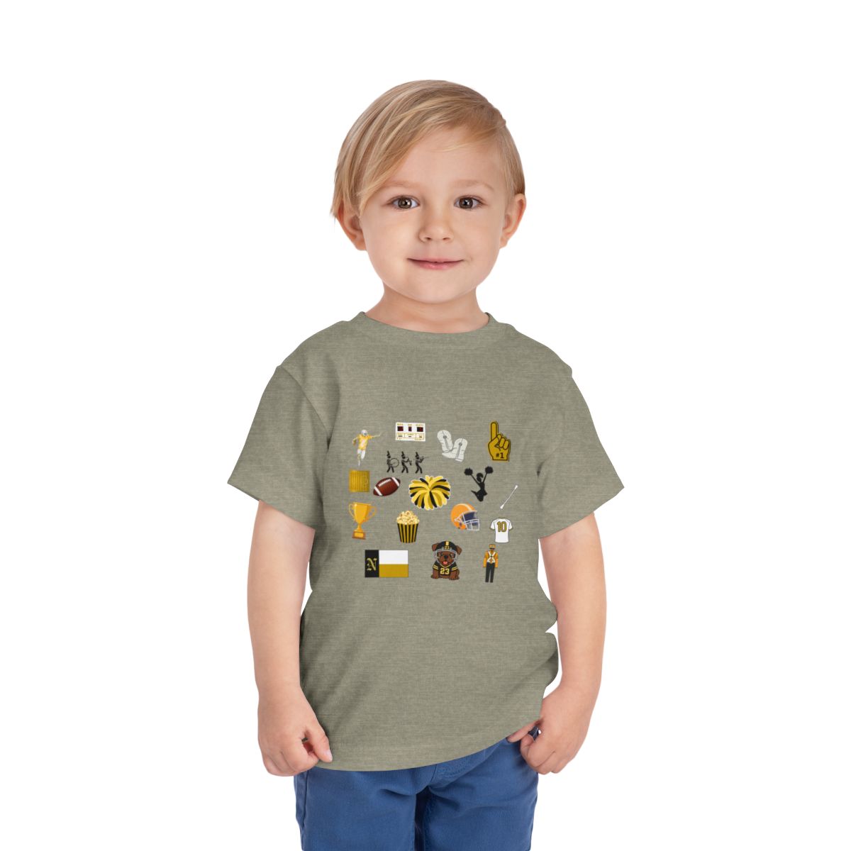 Jumble Toddler Bella Canvas T-Shirt mockup