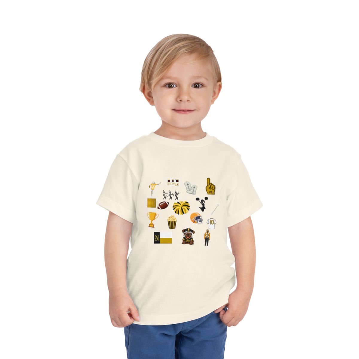 Jumble Toddler Bella Canvas T-Shirt mockup