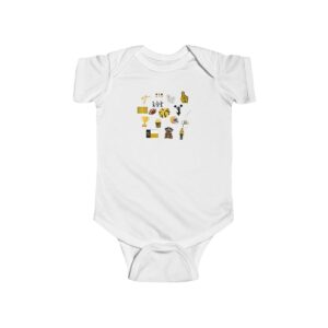 Jumble Baby Rabbit Skins Bodysuit mockup