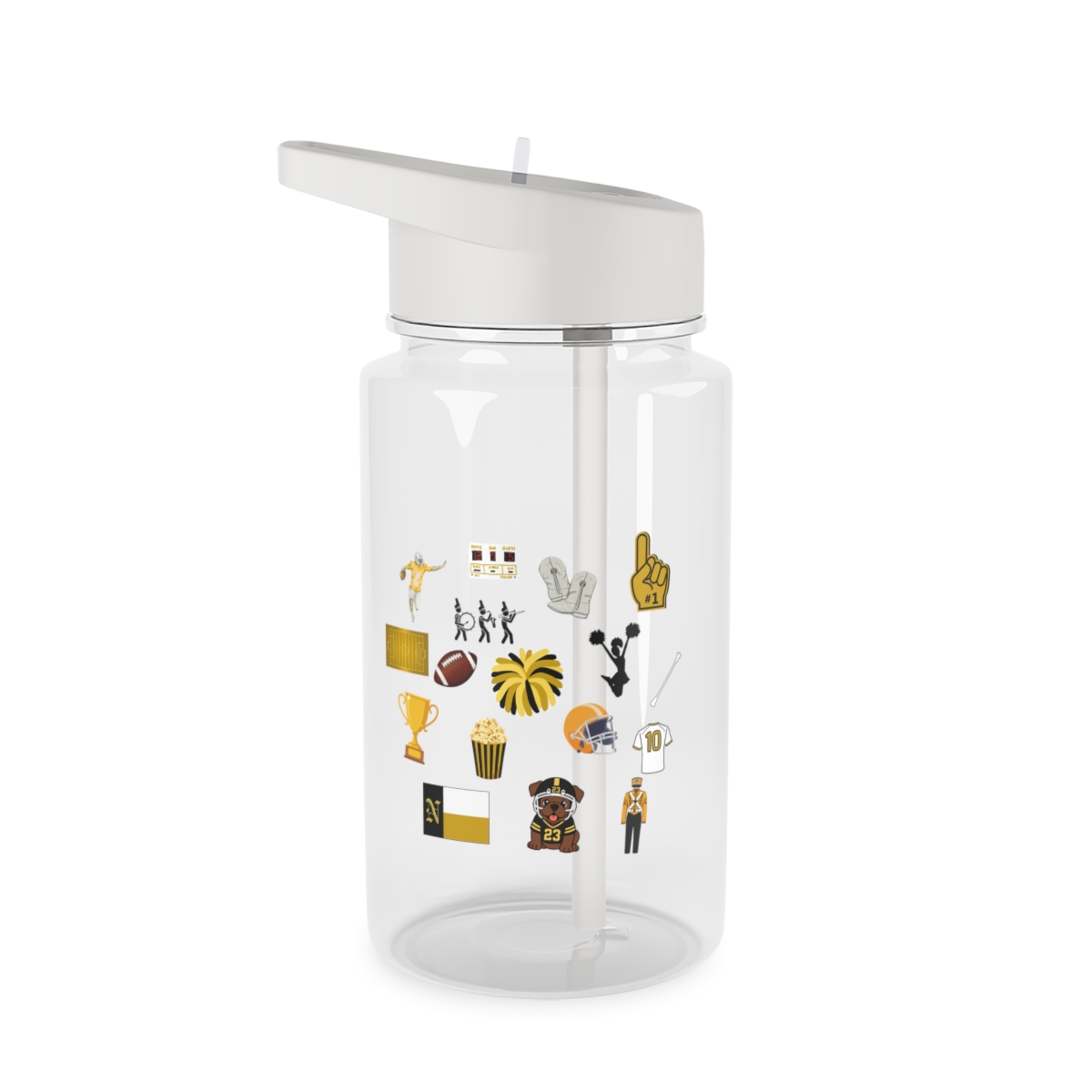 Jumble Tritan Water Bottle mockup