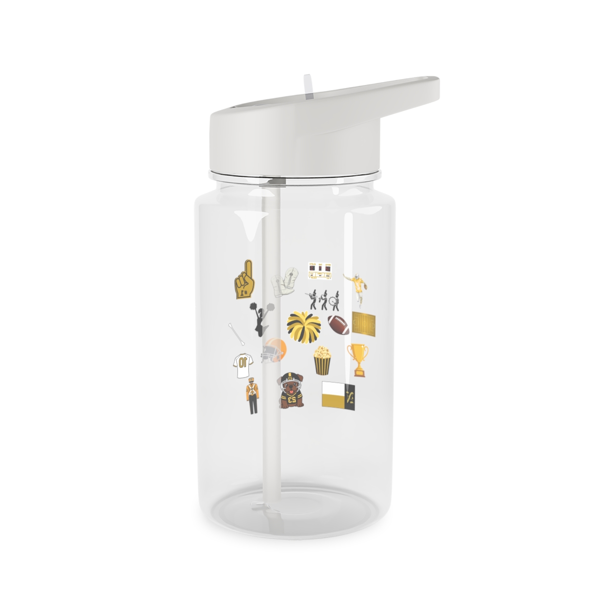 Jumble Tritan Water Bottle mockup
