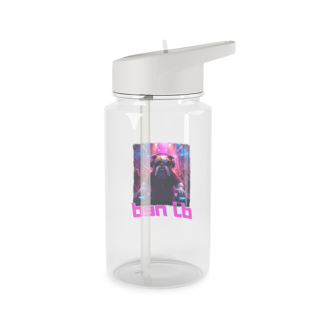 DJ NED Tritan Water Bottle mockup