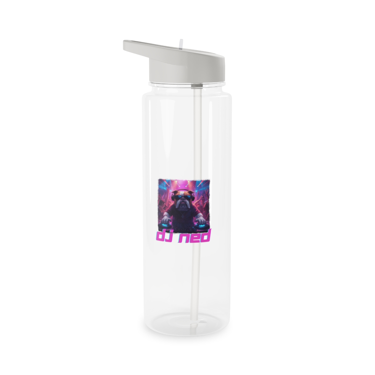 DJ NED Tritan Water Bottle mockup