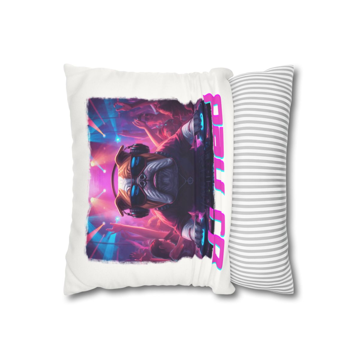 DJ NED Faux Suede Pillowcase mockup