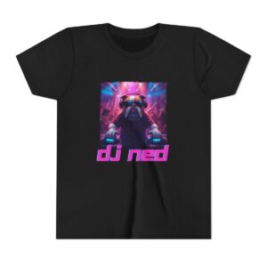 DJ NED Youth Bella Canvas T-Shirt mockup