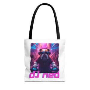 DJ NED Tote Bag mockup