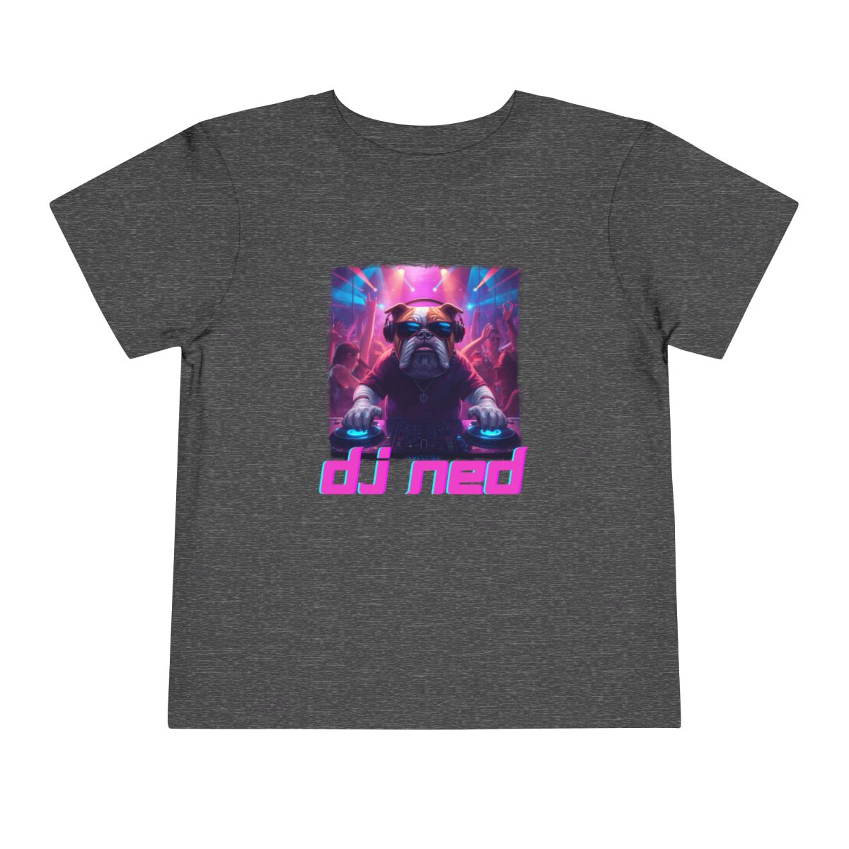 DJ NED Toddler Bella Canvas T-Shirt mockup