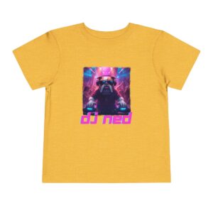 DJ NED Toddler Bella Canvas T-Shirt mockup