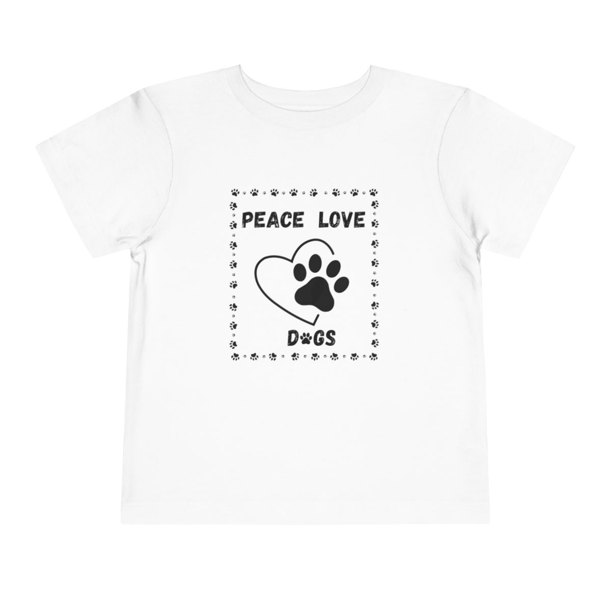 Peace love Toddler Bella Canvas T-Shirt mockup