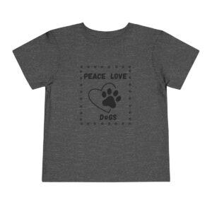 Peace love Toddler Bella Canvas T-Shirt mockup