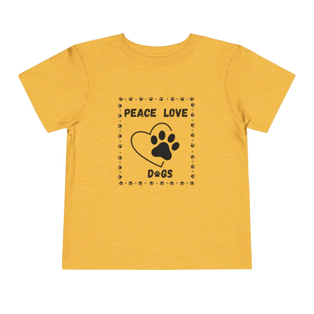 Peace love Toddler Bella Canvas T-Shirt mockup