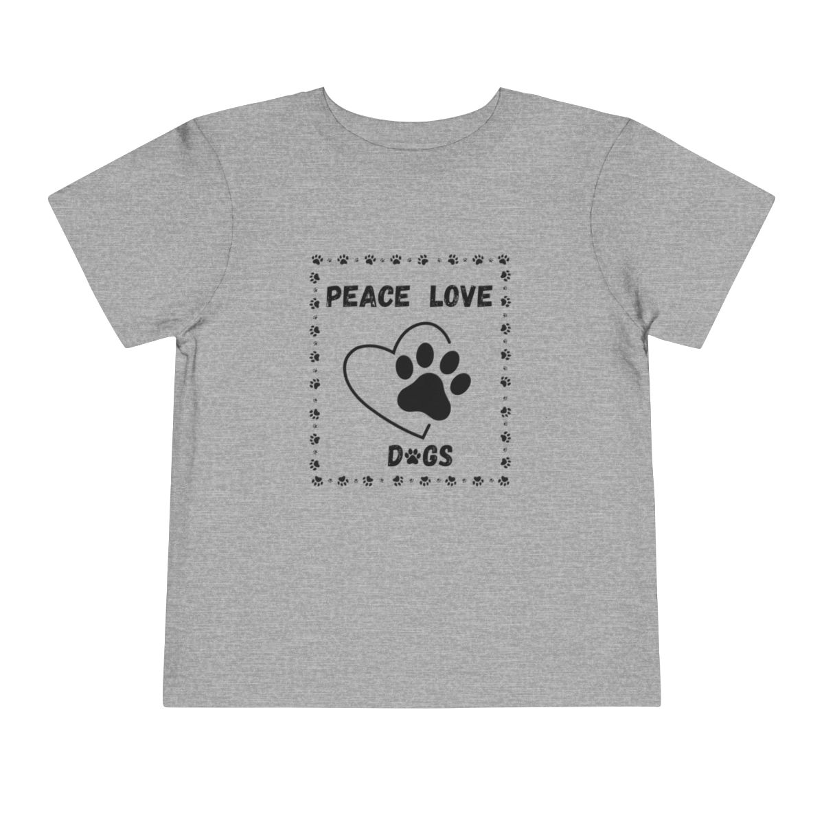 Peace love Toddler Bella Canvas T-Shirt mockup