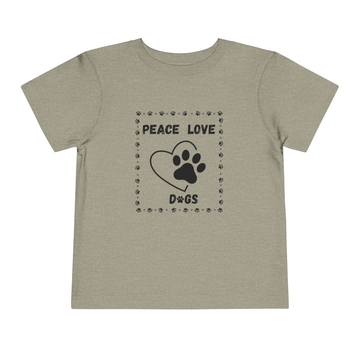 Peace love Toddler Bella Canvas T-Shirt mockup