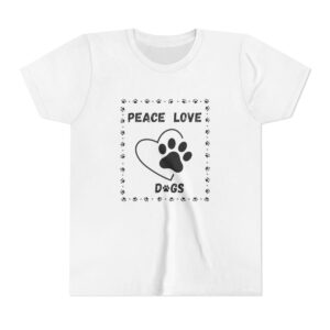 Peace love Youth Bella Canvas T-Shirt mockup