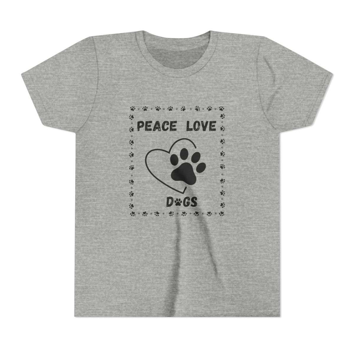Peace love Youth Bella Canvas T-Shirt mockup