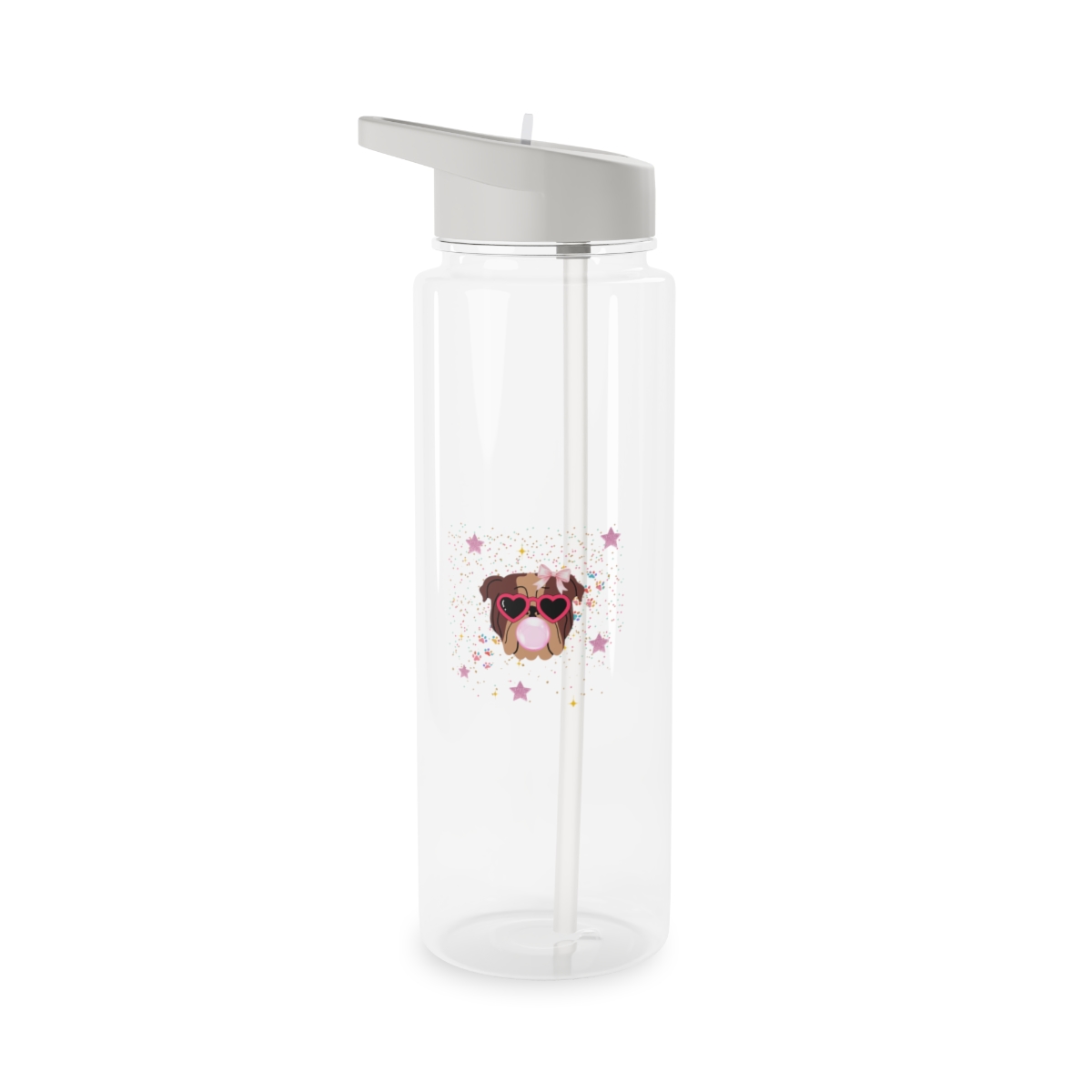 Bubblegum Tritan Water Bottle mockup