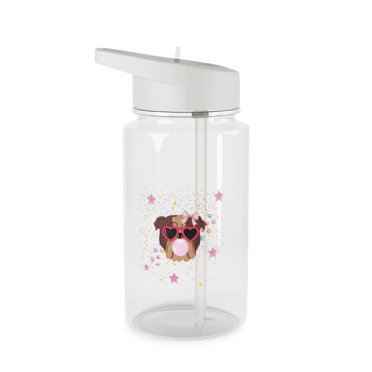 Bubblegum Tritan Water Bottle mockup