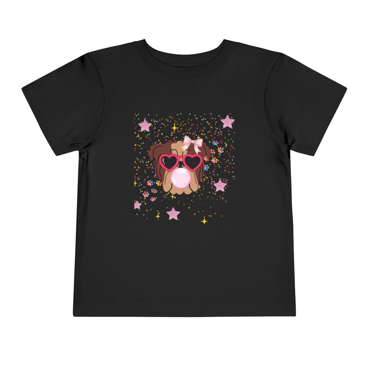 Bubblegum Toddler Bella Canvas T-Shirt mockup