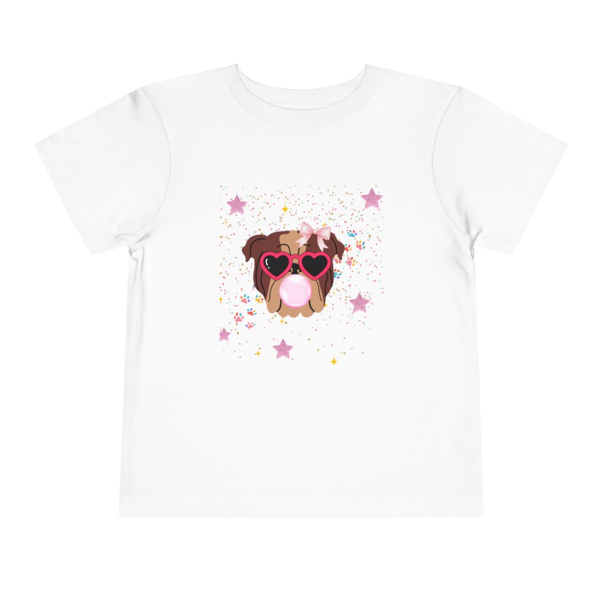 Bubblegum Toddler Bella Canvas T-Shirt mockup