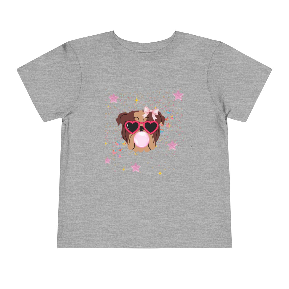 Bubblegum Toddler Bella Canvas T-Shirt mockup