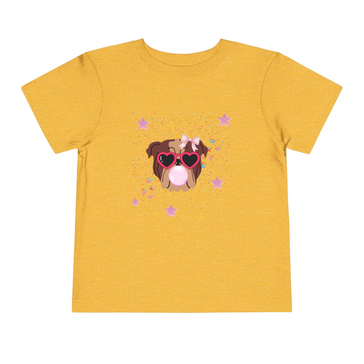 Bubblegum Toddler Bella Canvas T-Shirt mockup