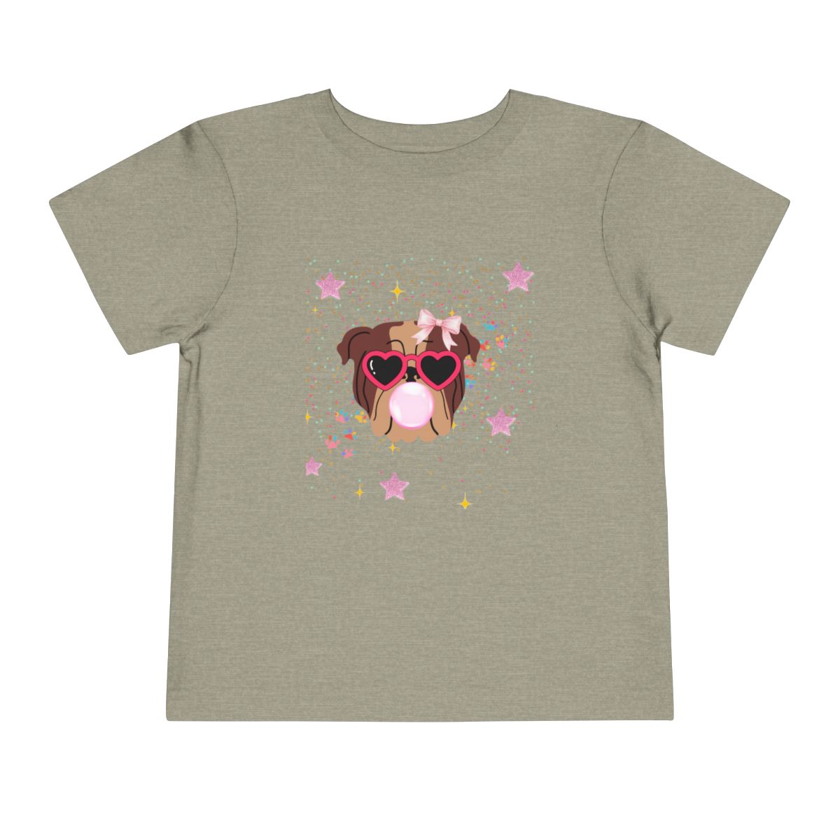 Bubblegum Toddler Bella Canvas T-Shirt mockup