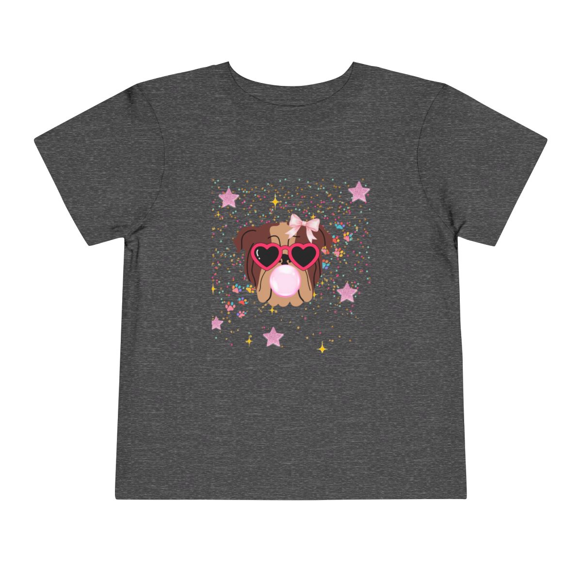 Bubblegum Toddler Bella Canvas T-Shirt mockup