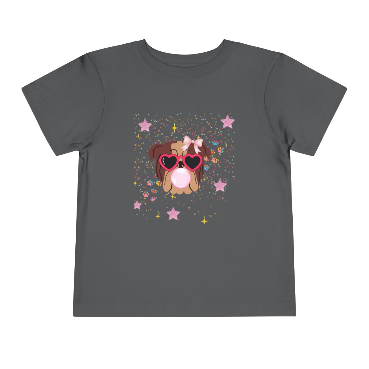 Bubblegum Toddler Bella Canvas T-Shirt mockup