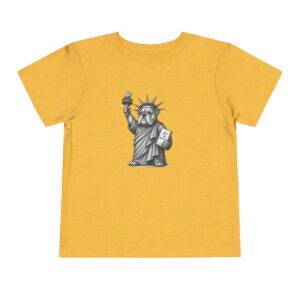 Statue Toddler Bella Canvas T-Shirt mockup