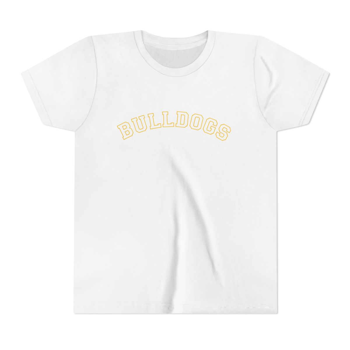 Arch Gold Youth Bella Canvas T-Shirt mockup