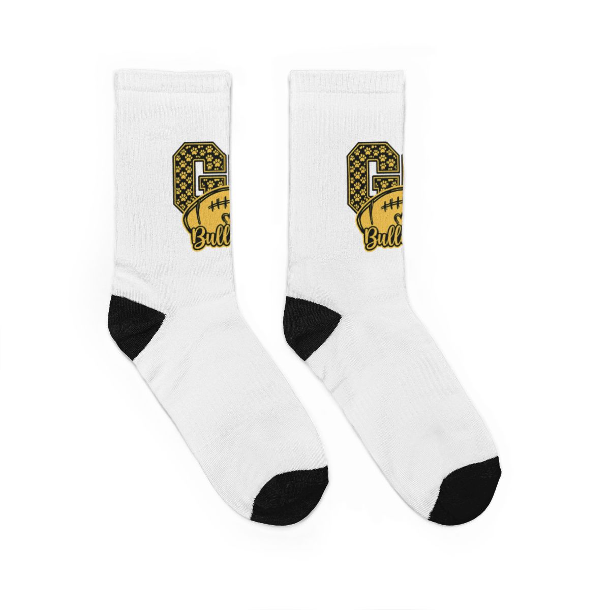 Go Generic brand Unisex Padded Crew Socks (DTG) mockup