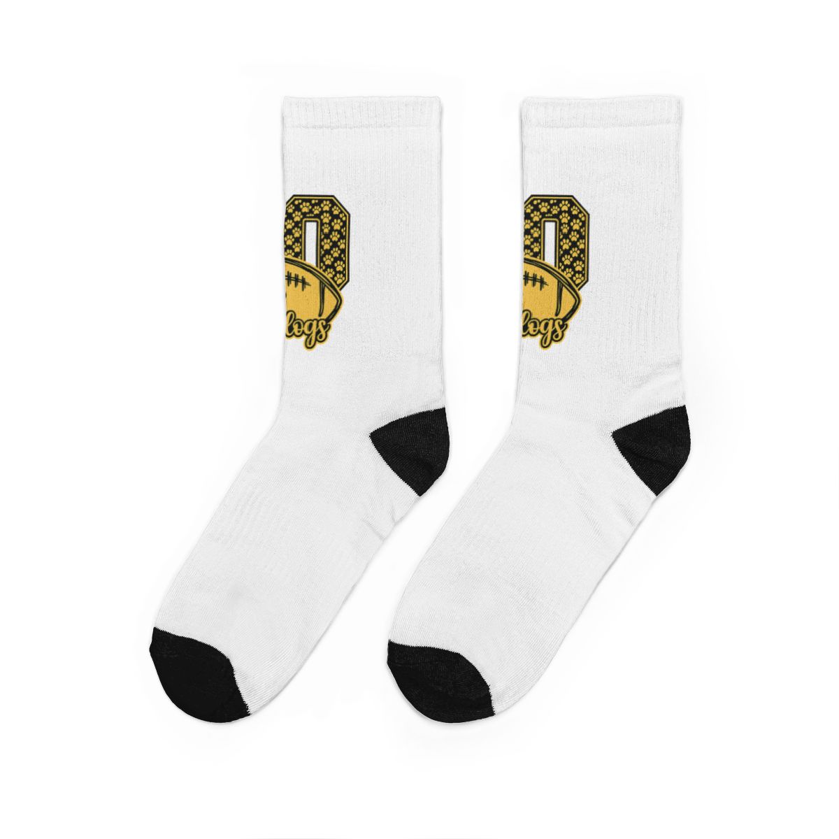 Go Generic brand Unisex Padded Crew Socks (DTG) mockup