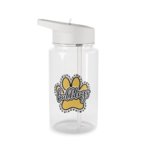Paw Print Tritan Water Bottle mockup