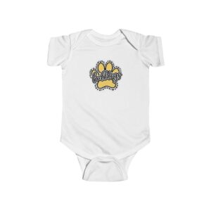 Paw Print Baby Rabbit Skins Bodysuit mockup