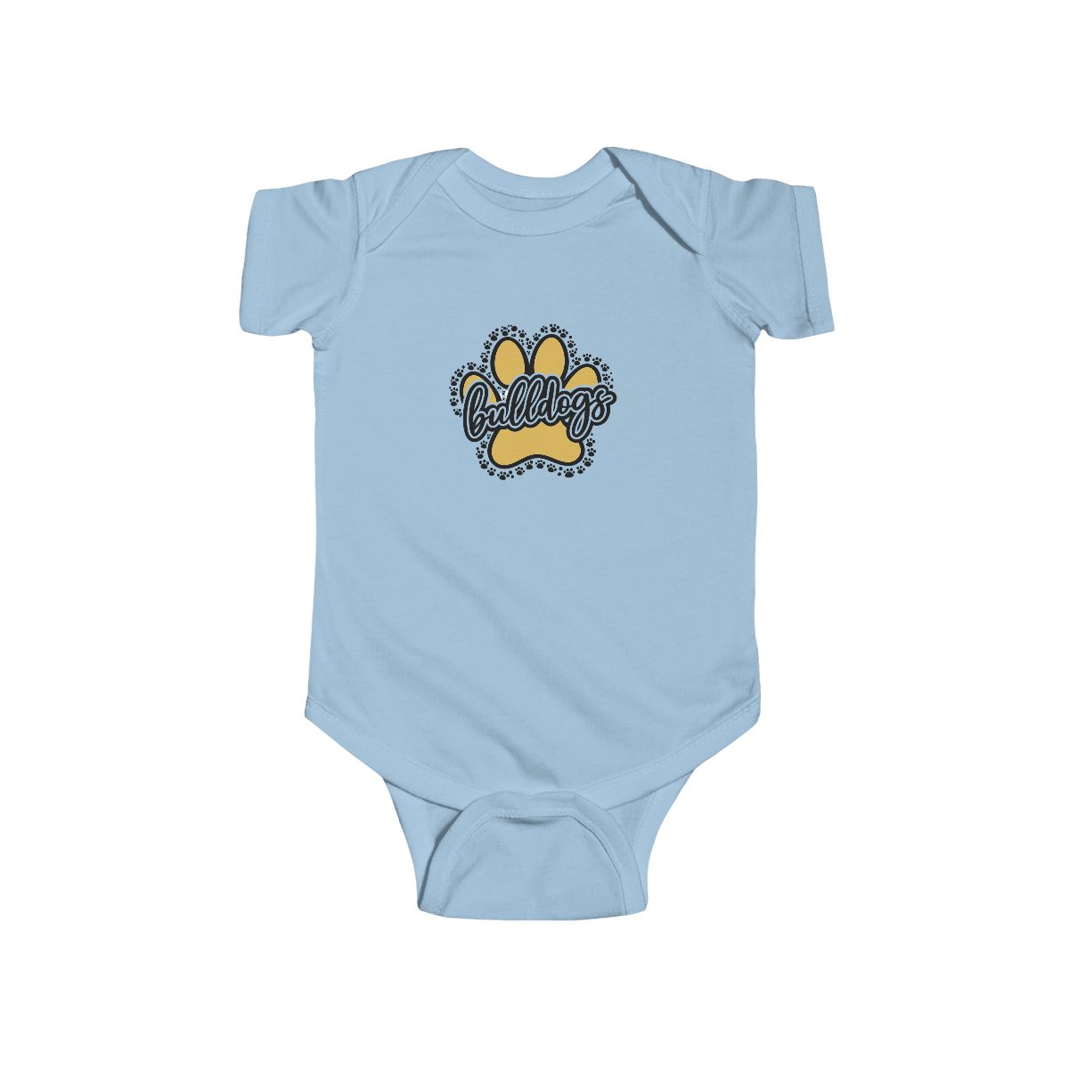 Paw Print Baby Rabbit Skins Bodysuit mockup