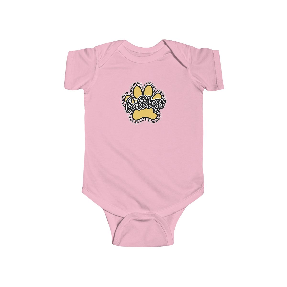 Paw Print Baby Rabbit Skins Bodysuit mockup