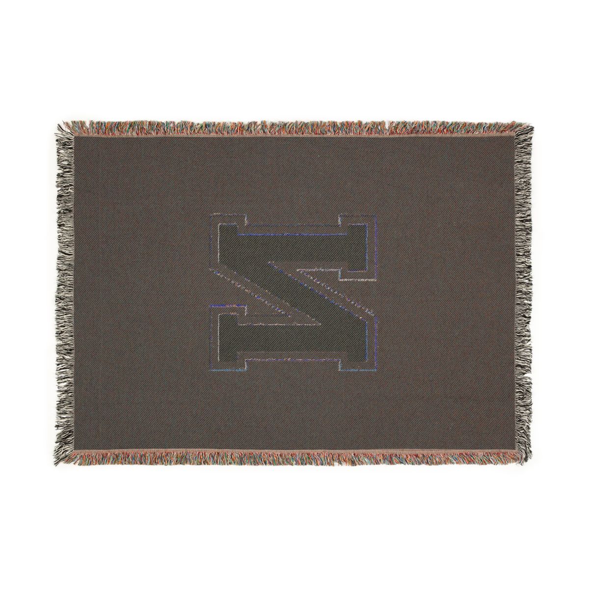 College Gold N Generic brand Woven Blanket mockup