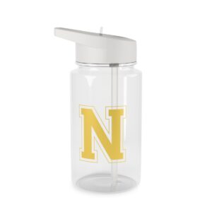 College Gold N Generic brand Tritan Water Bottle mockup