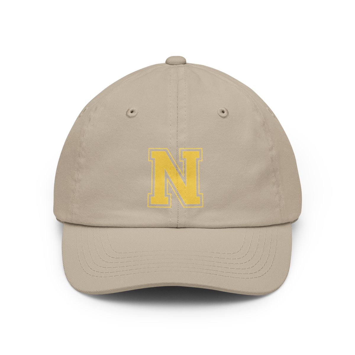College Gold N ValuCap Hat mockup
