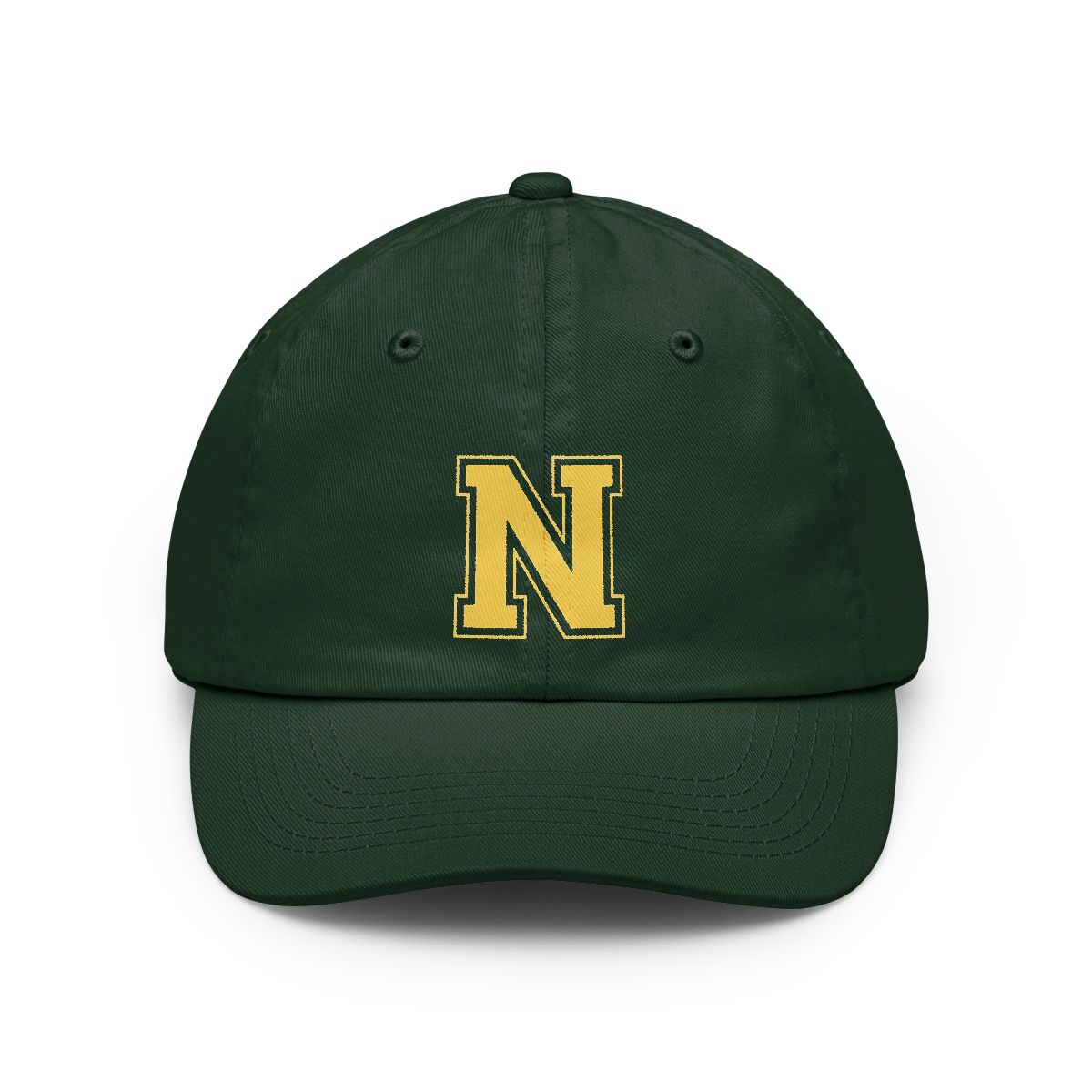 College Gold N ValuCap Hat mockup