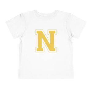 College Gold N Toddler Bella Canvas T-Shirt mockup
