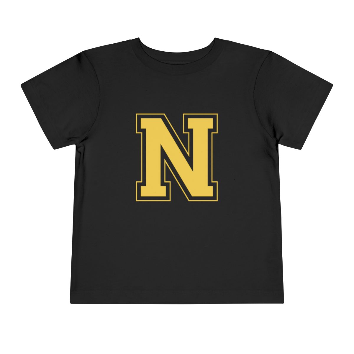 College Gold N Toddler Bella Canvas T-Shirt mockup