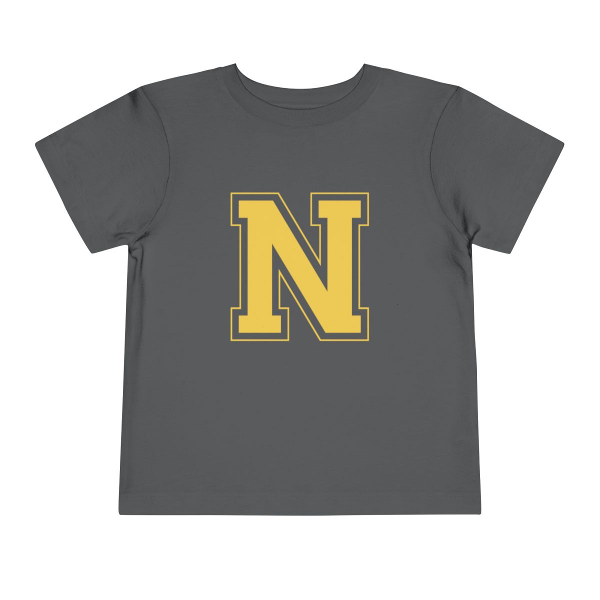 College Gold N Toddler Bella Canvas T-Shirt mockup