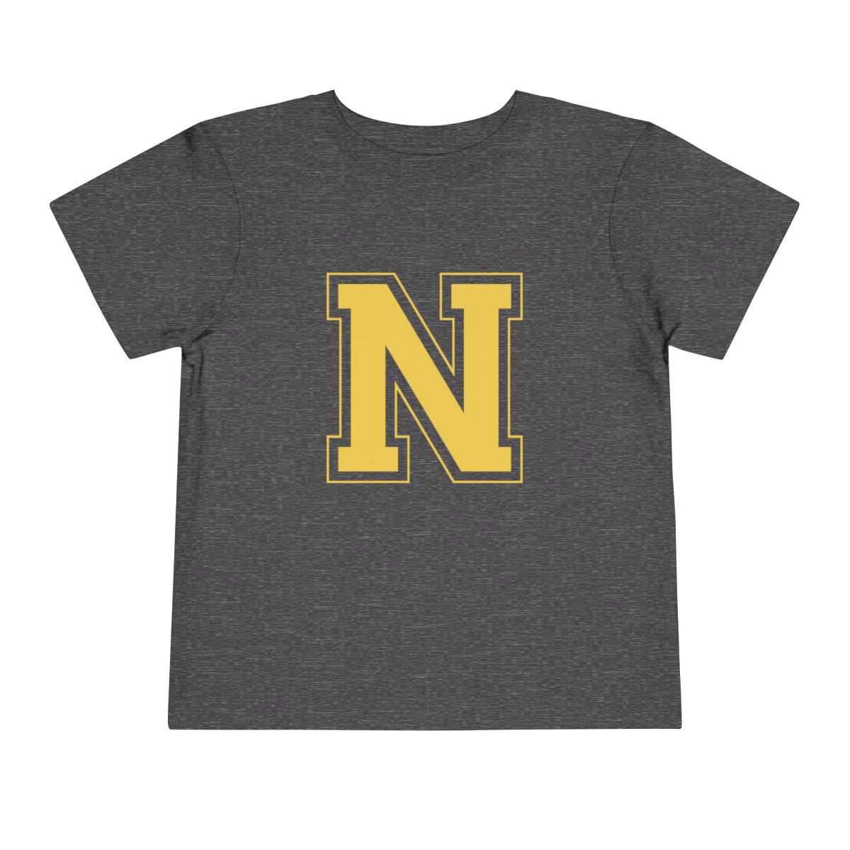 College Gold N Toddler Bella Canvas T-Shirt mockup