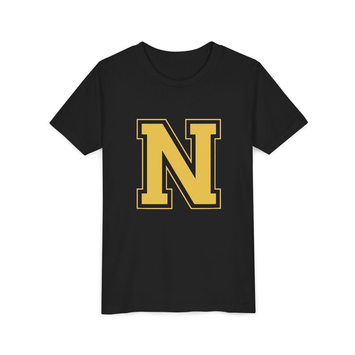 College Gold N Youth Bella Canvas T-Shirt mockup