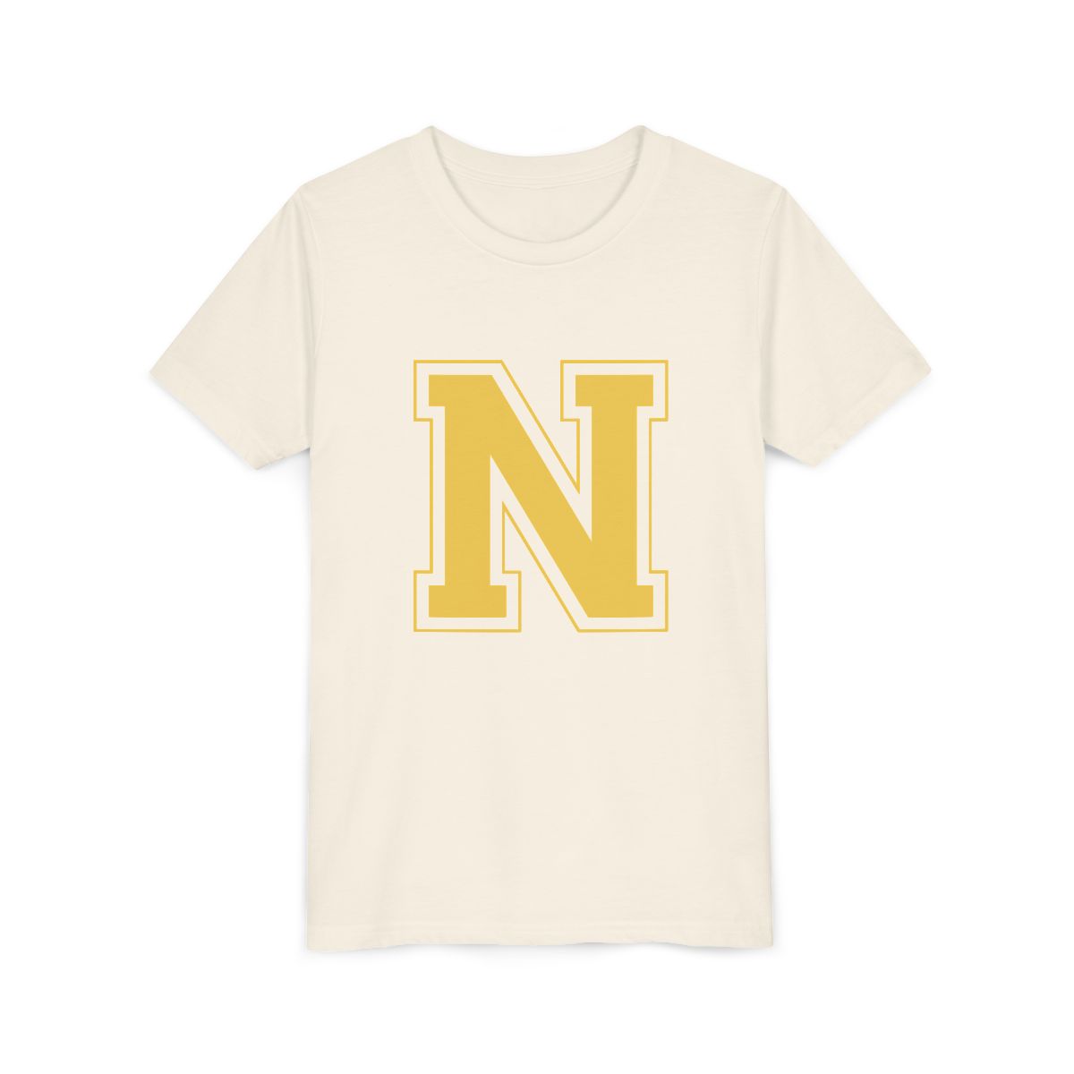 College Gold N Youth Bella Canvas T-Shirt mockup