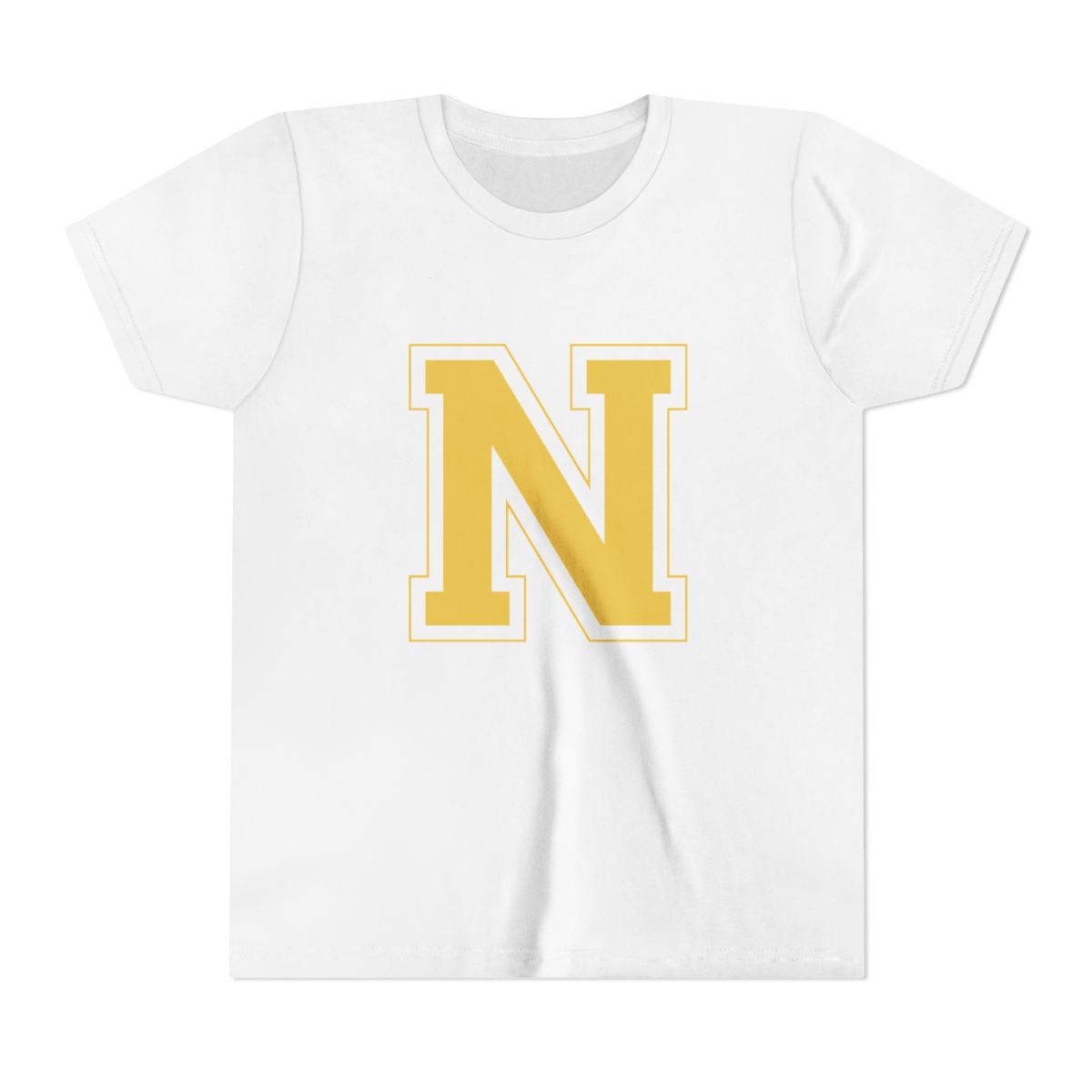 College Gold N Youth Bella Canvas T-Shirt mockup